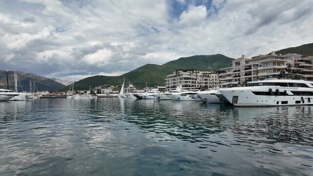A view of Tivat, Montenegro's port city