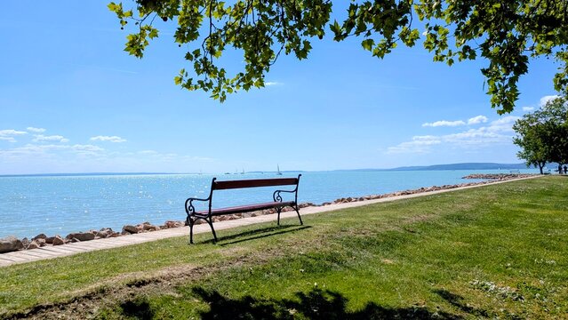 bench on the beach