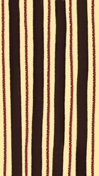 Handdrawn motion red brown stripe