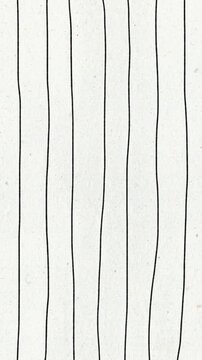 Handdrawn moving vertical line black