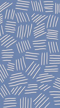 Handdrawn motion blue mirage doodles