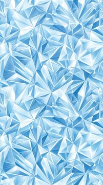 Crystalline blue ice texture, frozen geometric shards, cold winter pattern