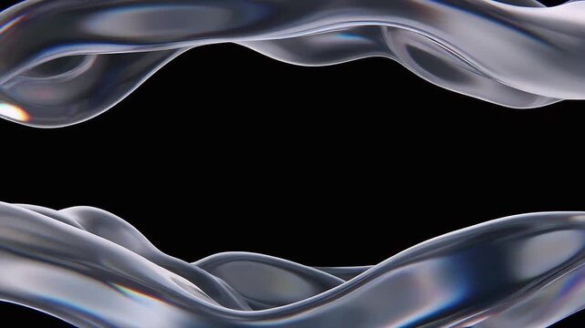 Liquid Metal Abstract: A surreal and futuristic abstract design features flowing, molten liquid metal with a high-gloss, chrome-like finish, creating an intriguing.