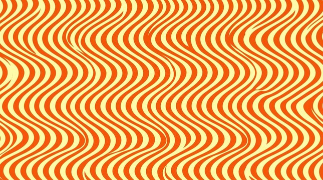 Abstract background featuring a repeating pattern of wavy vertical lines in shades of yellow orange and gold