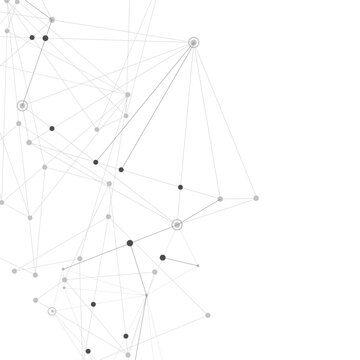 Abstract Diagram Illustrating Complex Data Links