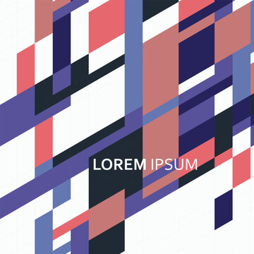 Abstract vector background with overlapping diagonal stripes. Making this design ideal for posters, branding, and digital layouts
