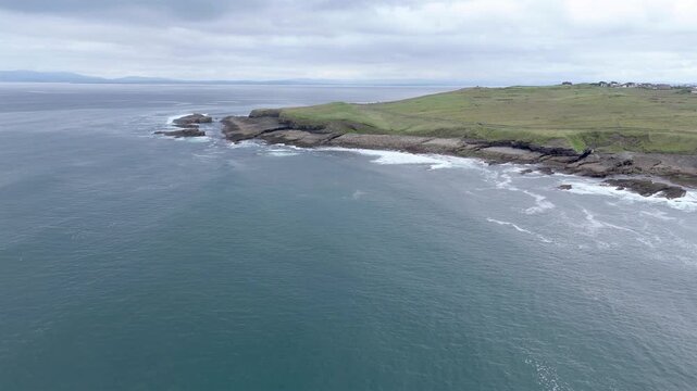 Aerial view of Mullaghmore Head - Signature point of the Wild Atlantic Way, County Sligo, Ireland.