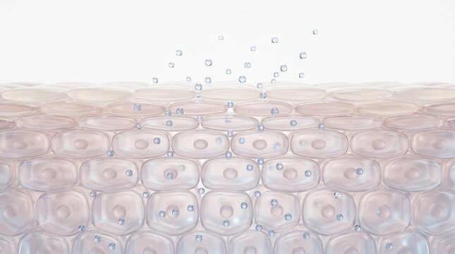 Water Molecules Escaping Through the Epidermal Skin Barrier