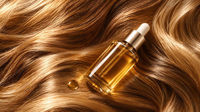 hair serum advertising background