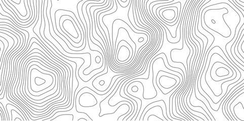 topographic contours map background .Vector geographic contour map. Abstract wave paper curved reliefs background . © Manjur