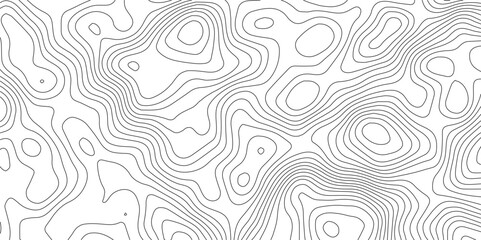 topographic contours map background .Vector geographic contour map. Abstract wave paper curved reliefs background . © Manjur