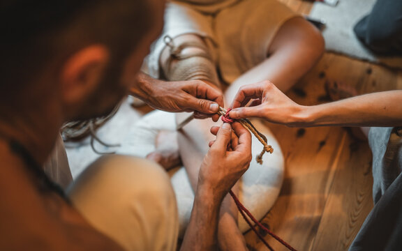 Shibari Rope Binding Technique and Intimate Japanese Rope Art.