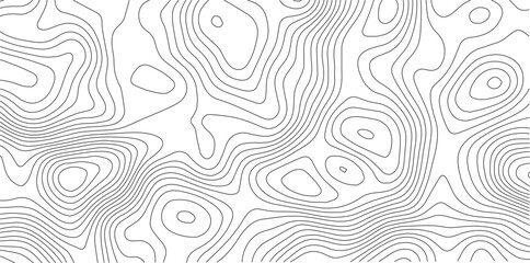 topographic contours map background .Vector geographic contour map. Abstract wave paper curved reliefs background . © Manjur