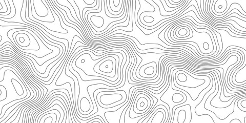 topographic contours map background .Vector geographic contour map. Abstract wave paper curved reliefs background . © Manjur