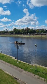 Vistula River, 29 August 2026, Cracow, Poland. 