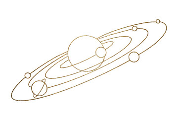 planet space solar system orbit © Lingporntip