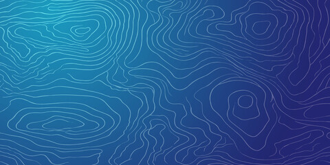 Abstract topographic map background pattern with white dashed contour lines on a cyan and deep blue gradient texture geographic lines elevation map sci fi cartography topography abstract © MOHAMAD