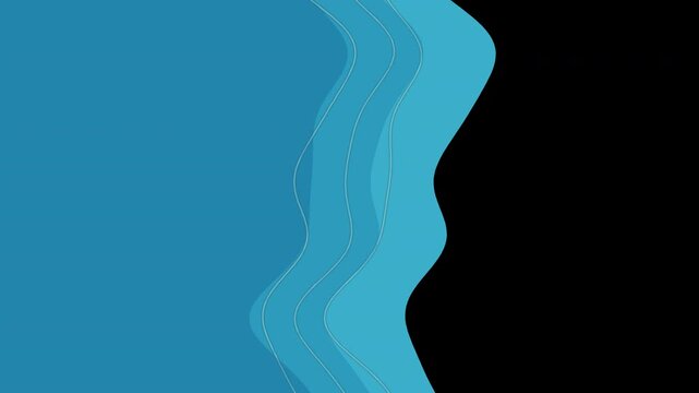 Coastal Storm Surge Risk Bands on Transparent Background