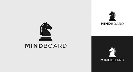 Chess Knight Logo Icon Isolated on Transparent Background Strategy and Game Concept © bayu