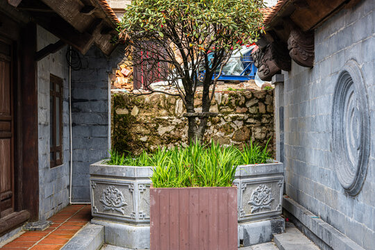 Courtyard garden in Xa Ta Van
