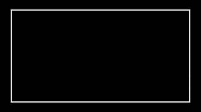 Minimalist animated dashed rectangle frame overlay for creative editing and motion border outline