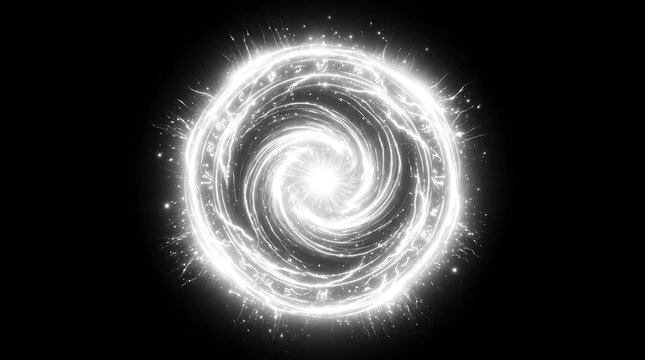 Abstract White Dynamic Speed Light Wave Trail Vector Overlay