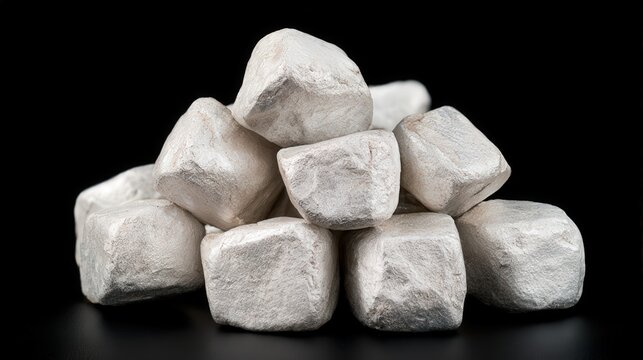 Silvery Metal Cuboid Blocks Stacked in Pyramid