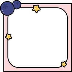 Fototapeta premium cute polaroid frame