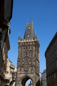 Gothic Powder Tower In Prague