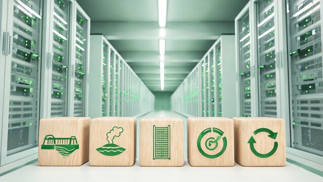 Renewable Energy Powered Carbon Neutral Data Center Concept