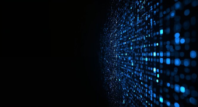 Contemporary photo stock imagery exemplifies technological disruption effects catalyzing business transformation through advanced digital innovation and industry evolution with copy space on the left