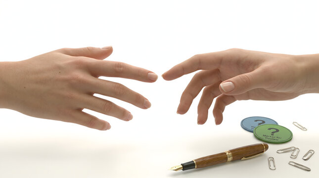 Two Hands Almost Touching