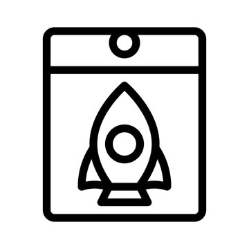 Project line icon