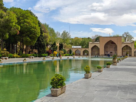Isfahan, Iran - former capital of Iran, Isfahan is famous for its Persian - Muslim architecture and ancient pavilions. Here in particular the Hasht Behesht Palace
