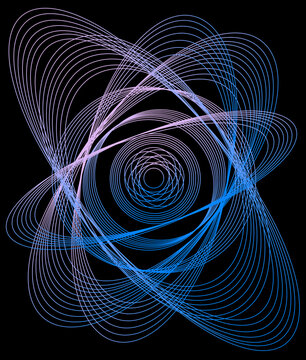 The Soft And Gentle Geometric Flowery Swirl