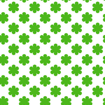 seamless pattern with clover