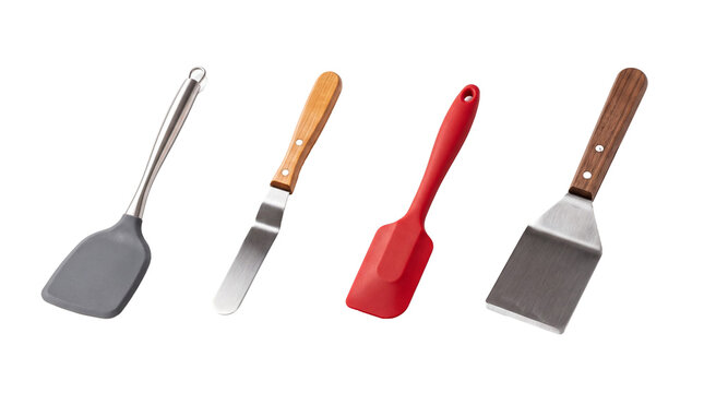 spatula PNG set , white background as transparent