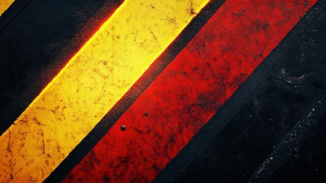 Abstract Texture of Yellow and Red Painted Surface