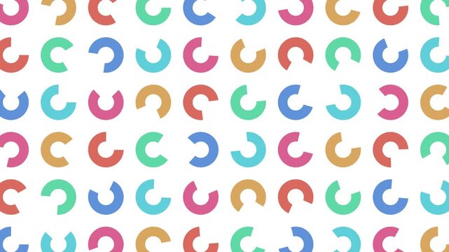 seamless pattern with colorful letters