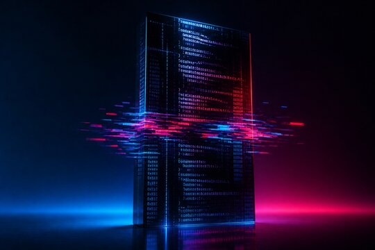 Innovative Programming Code Streams and Glitch Technology Concepts
