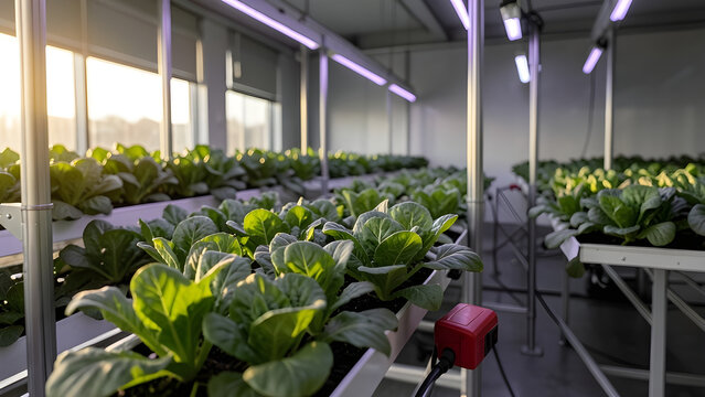 Vertical Farming Facility Leafy Harvest