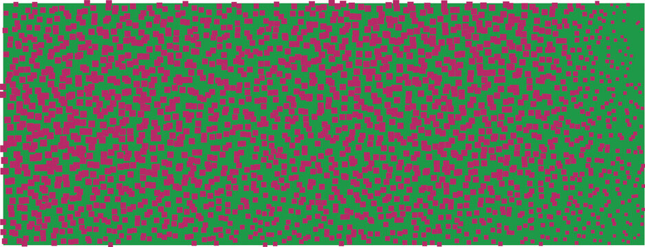 Abstract red and green pixel art background