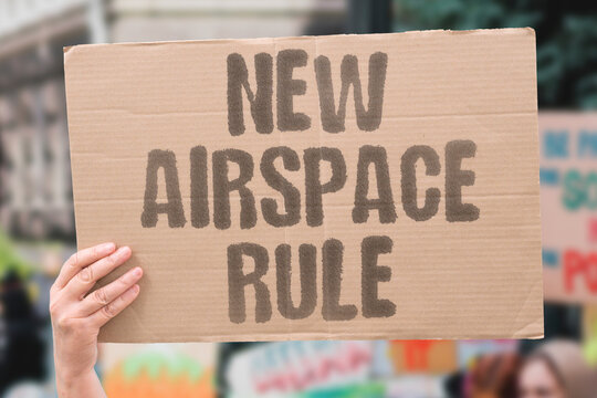 "New airspace rule" New airspace rule. DRONE. BAN. 3000. FEET. LATERAL.
