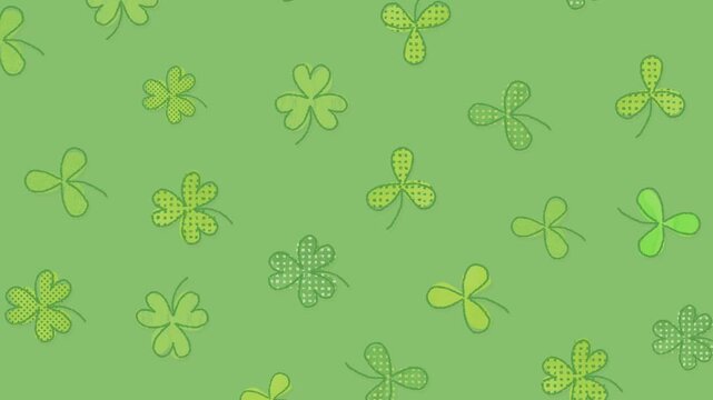 Clover Illustration Pattern Background