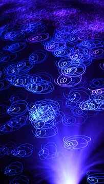 Glowing fiber optic data streams mobile background with vibrant neon textures.