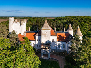 Fantast Castle in Becej, old castle of tradiotinal Dundjerski family, Serbia. The castle became one of the most famous castles in the Austro-Hungarian monarchy.  © nedomacki