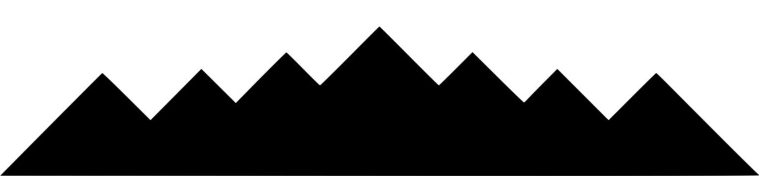 Mountain range set with jagged peaks featuring silhouette, black and white, minimalist style with peaks, landscape and terrain