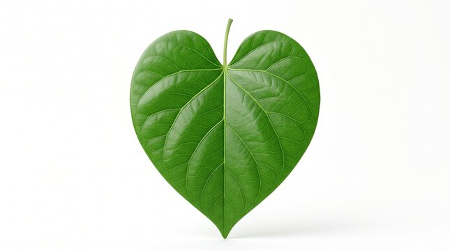 A delicate green leaf embracing the beauty of nature, symbolizing freshness, growth, and the peaceful simplicity of life.
