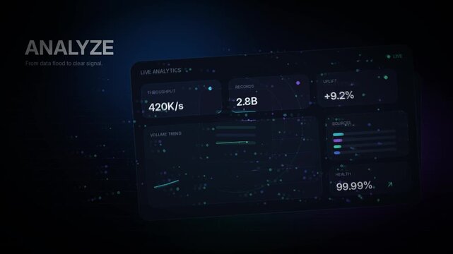 Big Data Analytics Dashboard With Real Time Metrics