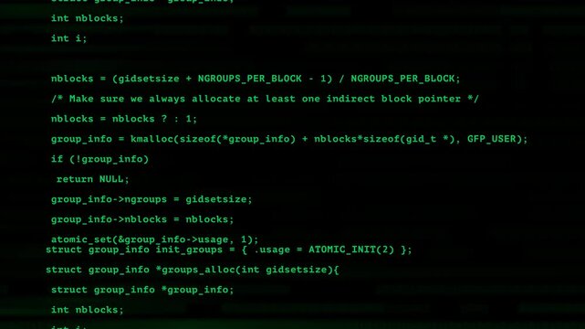 hacker computer code typing on black screen